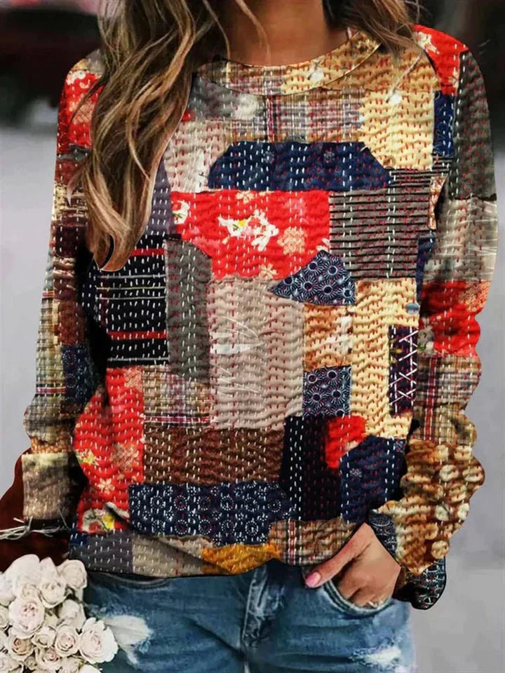 EB | Bedruckter Wollpullover