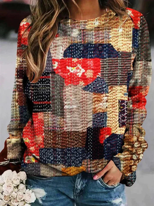EB | Bedruckter Wollpullover