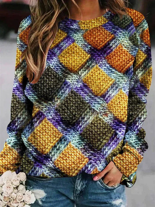 EB | Bedruckter Wollpullover