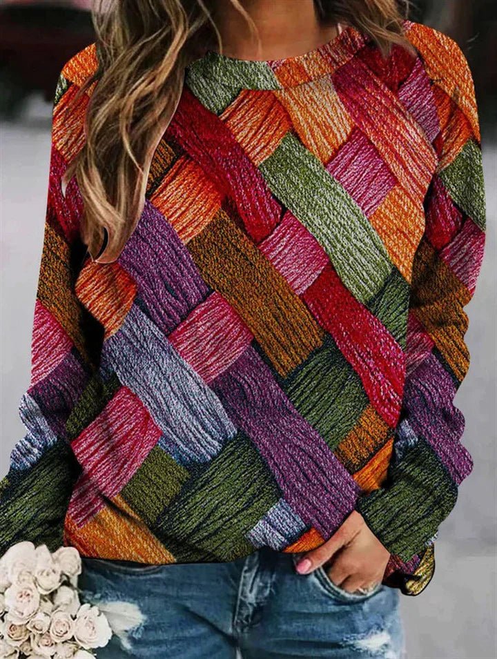 EB | Bedruckter Wollpullover