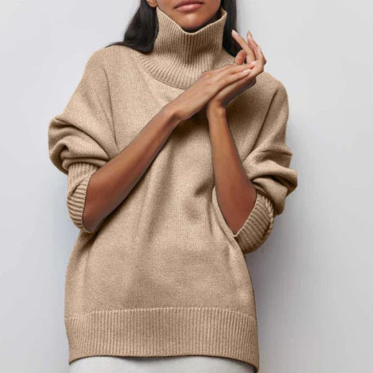 EB | Übergrösse Hochhals-Pullover