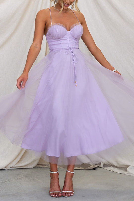 EB - Modernes prinses chiffon Kleid