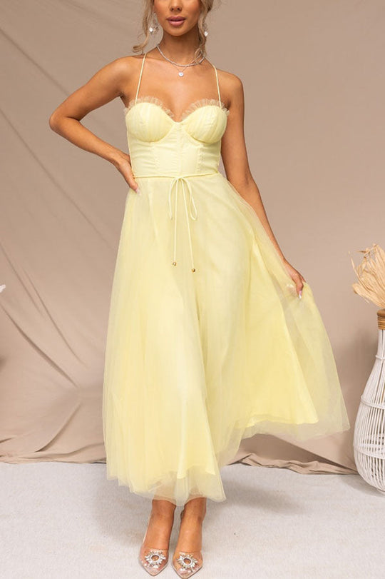 EB - Modernes prinses chiffon Kleid