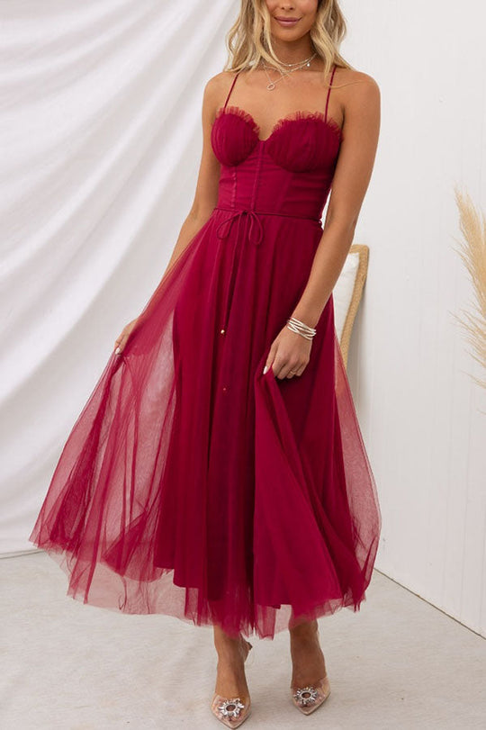 EB - Modernes prinses chiffon Kleid