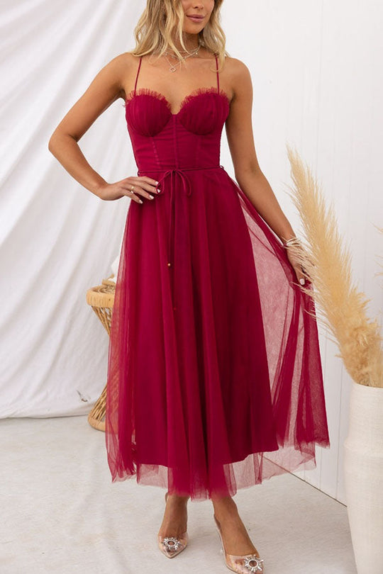 EB - Modernes prinses chiffon Kleid