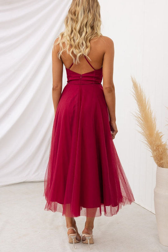 EB - Modernes prinses chiffon Kleid