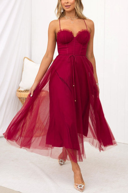 EB - Modernes prinses chiffon Kleid