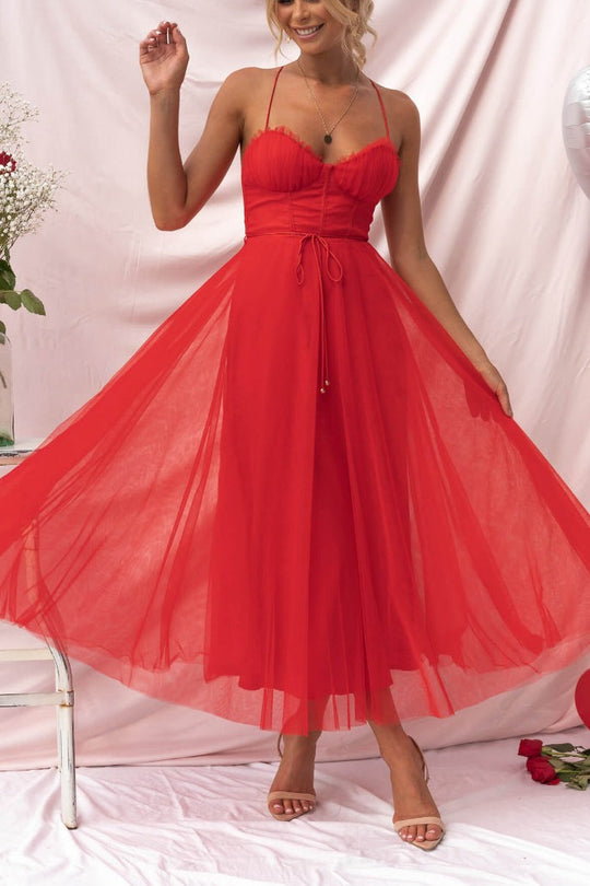 EB - Modernes prinses chiffon Kleid