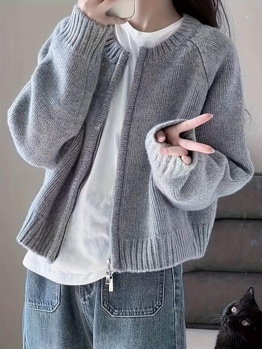 EB | Legere Damen-Strickjacke