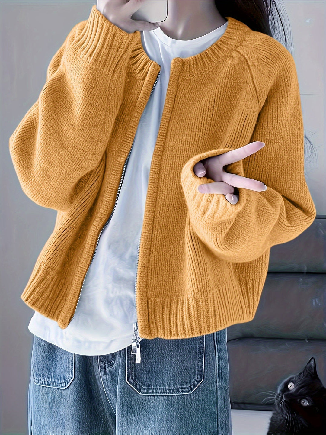 EB | Legere Damen-Strickjacke