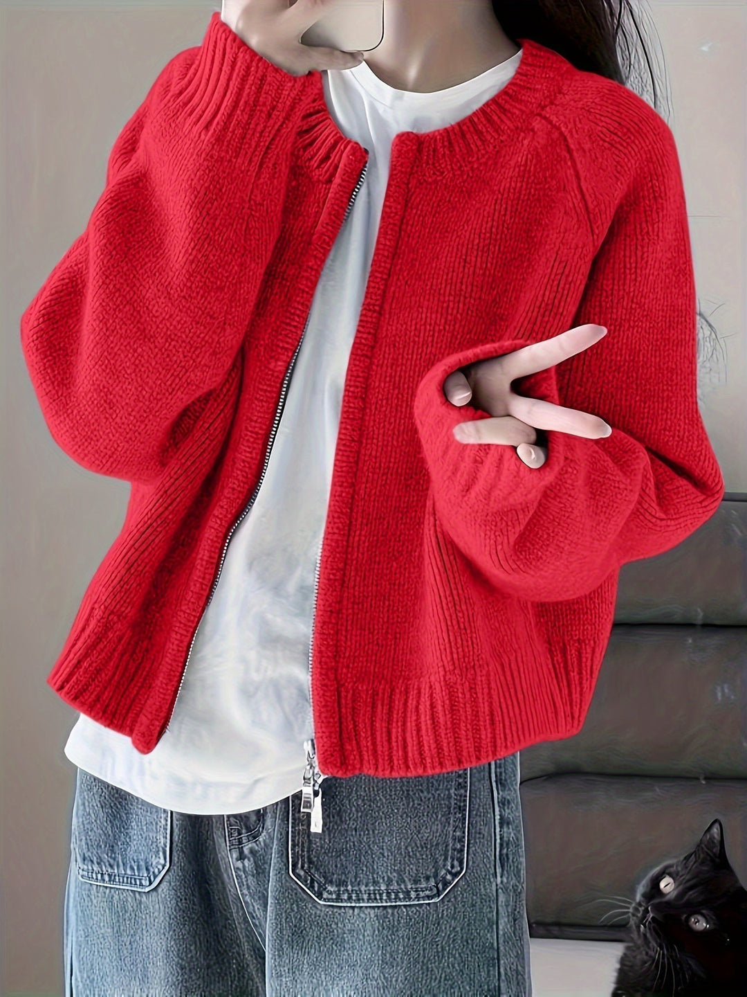 EB | Legere Damen-Strickjacke