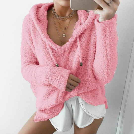 EB | Sweater - Damen Teddy Hoodie