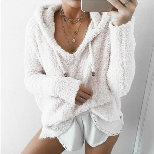 EB | Sweater - Damen Teddy Hoodie