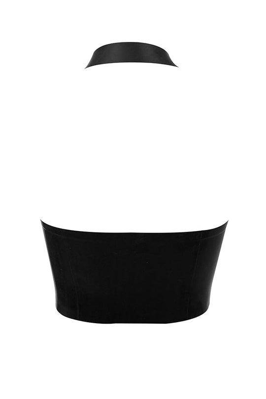 EB | Schwarzes Latex Grime Top