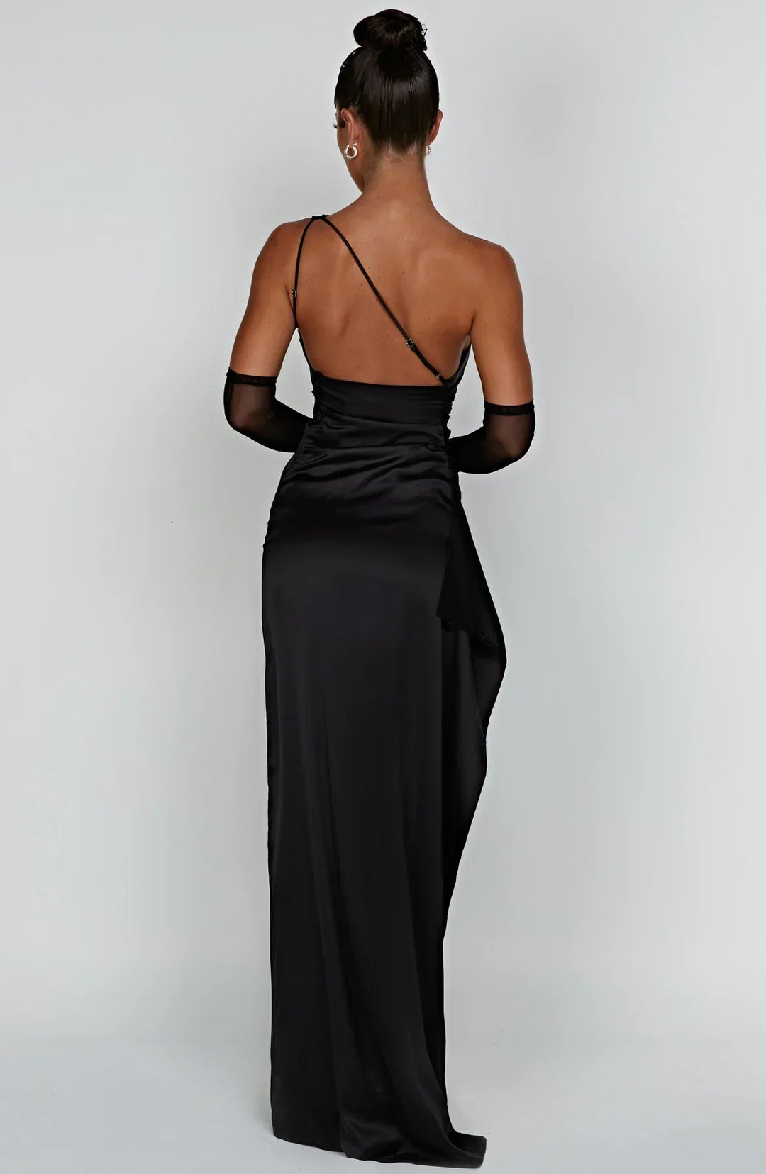 EB | Elegantes Ein-Schulter-Kleid mit Schlitz