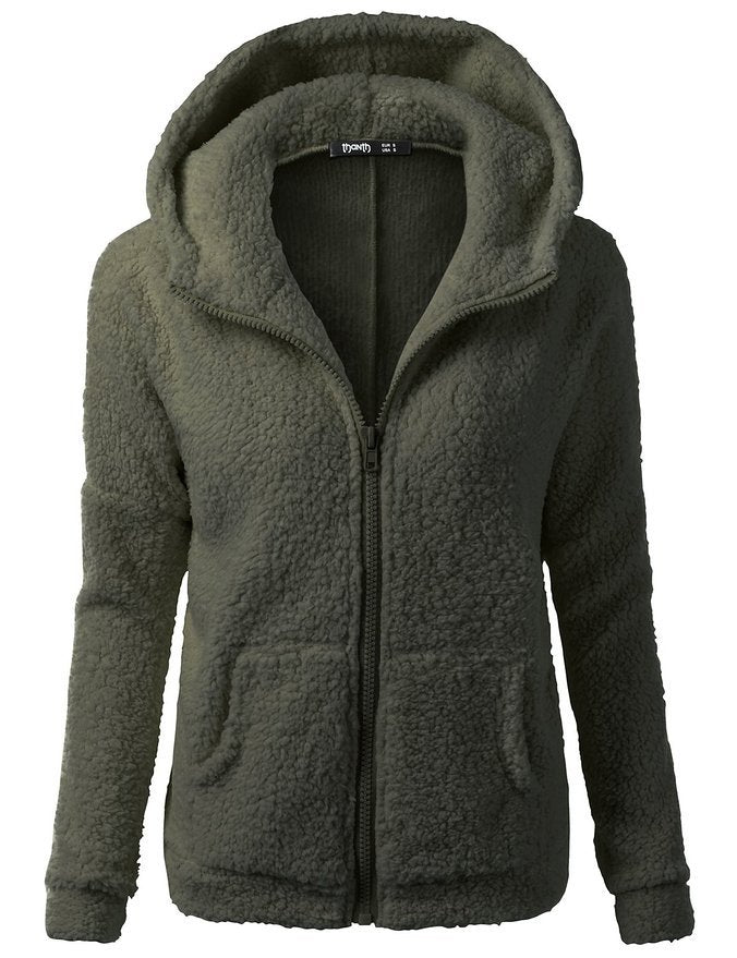 EB | Weicher Fleece-Cardigan Schön & Warm & Vielseitig