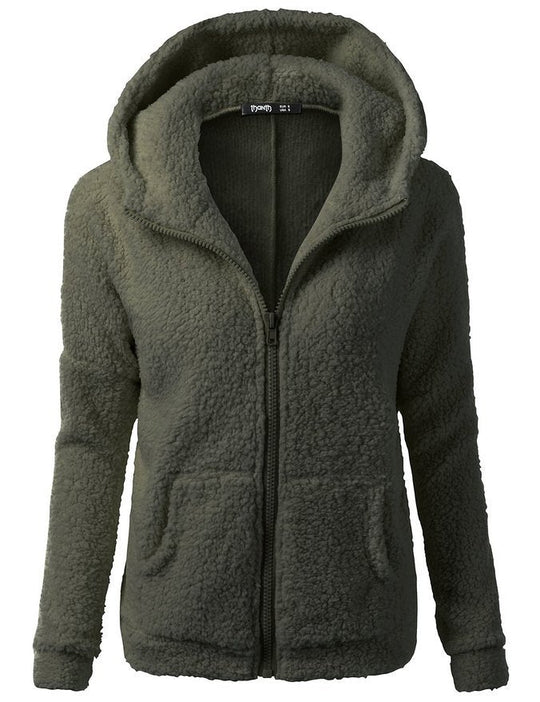 EB | Weicher Fleece-Cardigan Schön & Warm & Vielseitig