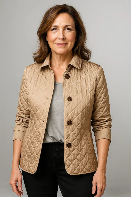 EB | Gesteppte Jacke mit Klassischem Muster