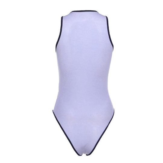 EB | Athletic Contrast Träger Kreuzgurt Mesh Bodysuit
