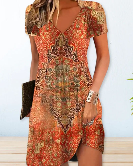 EB | Kurzärmeliges Sommerkleid für Frauen
