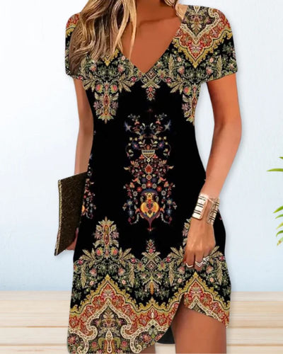 EB | Kurzärmeliges Sommerkleid für Frauen