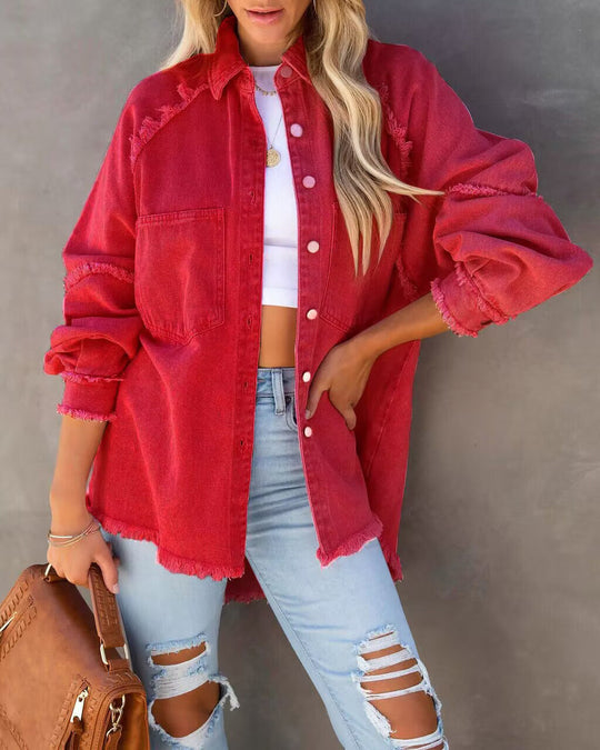 EB | Edge Patchwork Pocket Denim-Jacke