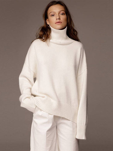 EB | Oversized Rollkragenpullover für Damen