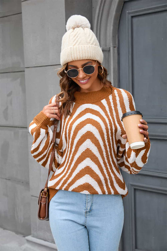 EB | Azure Rundhals Sweatshirt mit Druck