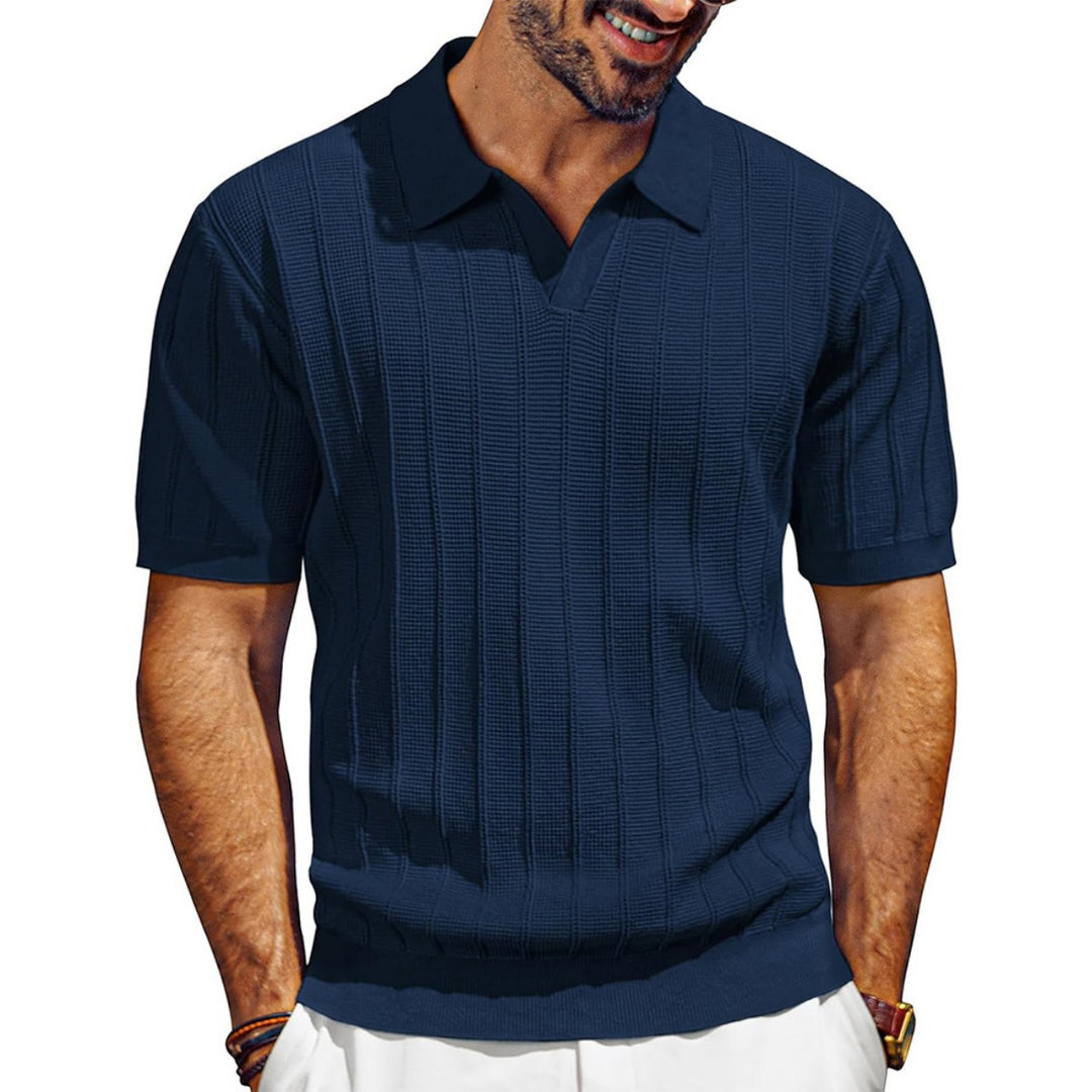EB | Mesh-Loch hohler Strickpullover