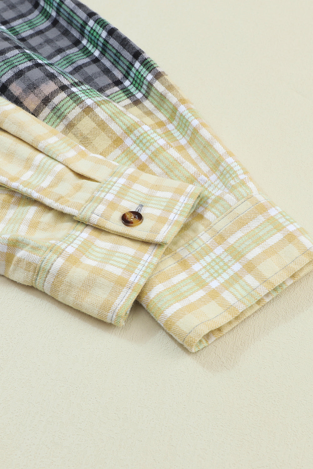 EB | Patchwork Cam Jacket in Checkered Cotton Blend Trendy und Unique