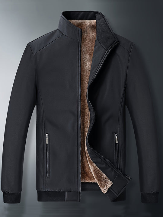 EB | Winddichte Jacke mit Imitiertem Pelzfutter Polyester Warm und Komfortabel