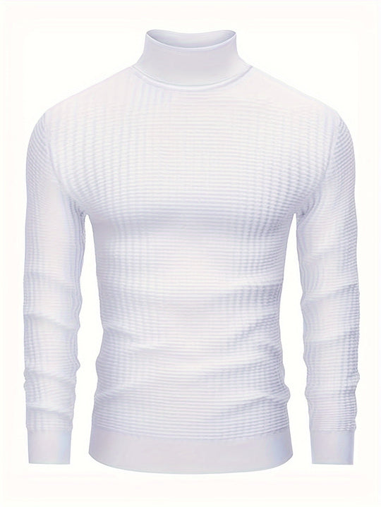 EB | Rollkragenpullover Waffelstrick Polyester-mix
