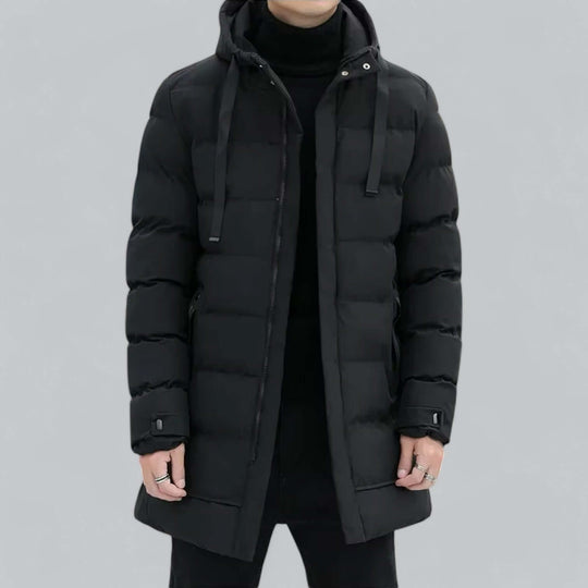 EB | Lang geschnittene gepolsterte Winter Parka Jacke