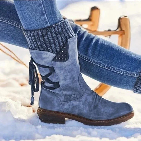 EB | Modische Winterstiefeletten Zum Schnüren