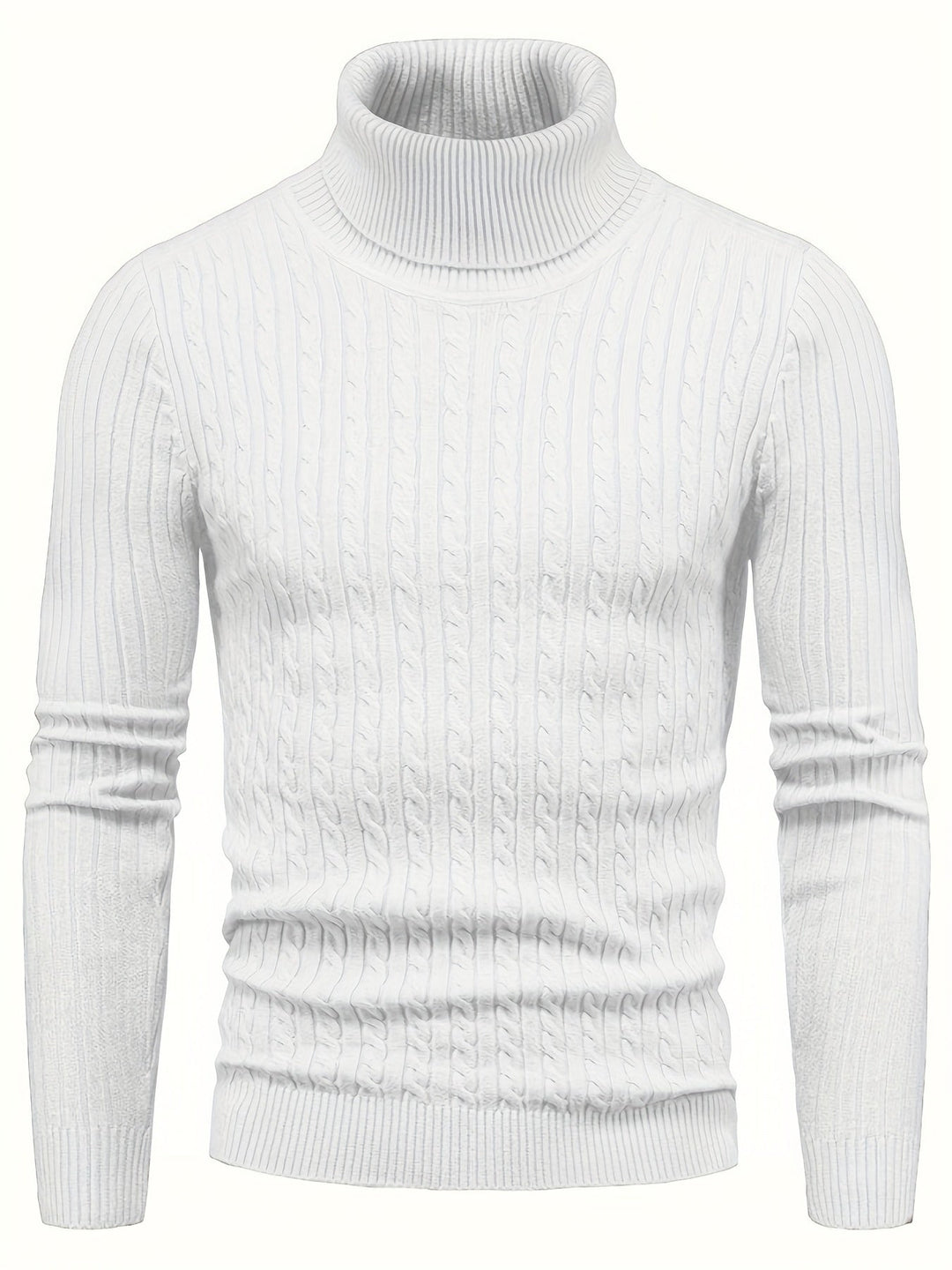 EB | Kabelstrick Rollkragenpullover Weich und Warm Perfekt für Herbst und Winter