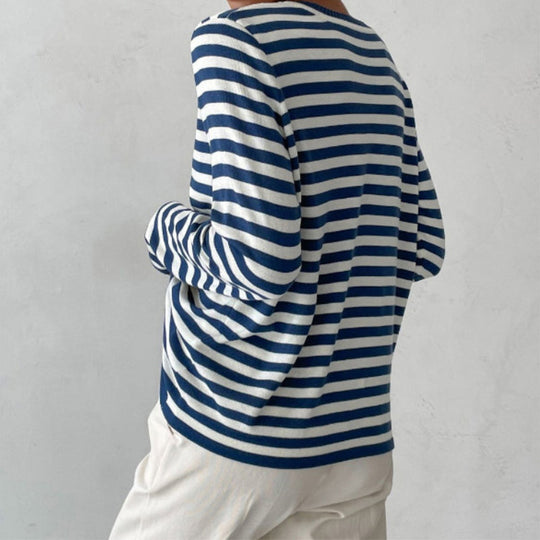 EB | Gestreiftes T-Shirt Luxus Komfort Und Stil