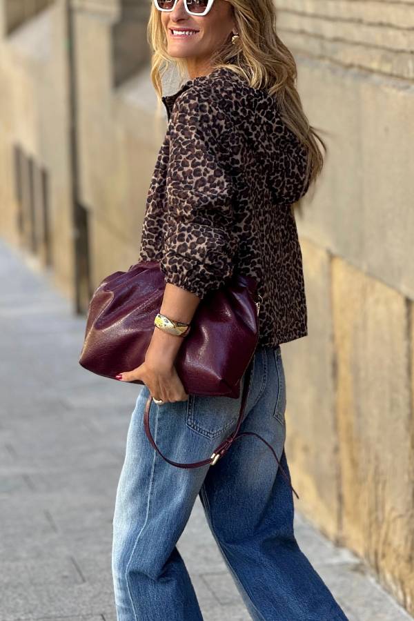 EB | Leopardenmuster Jacke