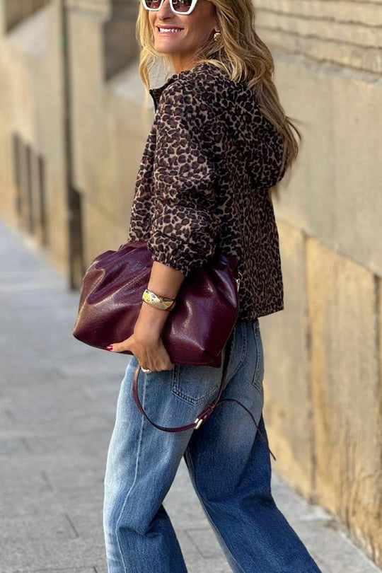 EB | Leopardenmuster Jacke