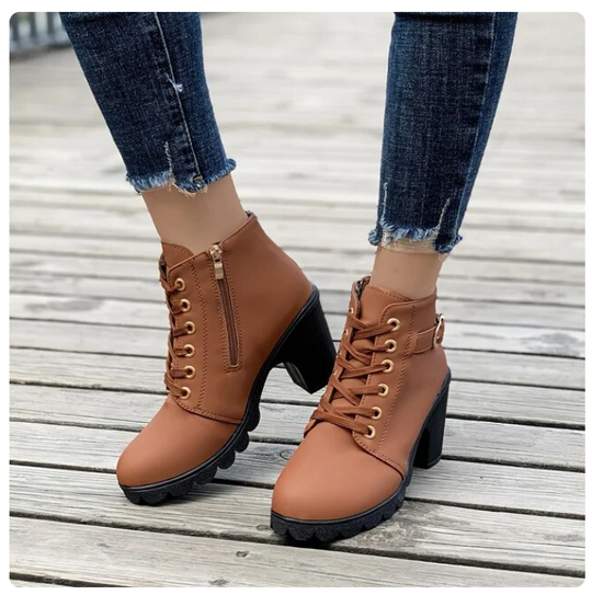 EB | Damen Stiefeletten mit Reißverschluss