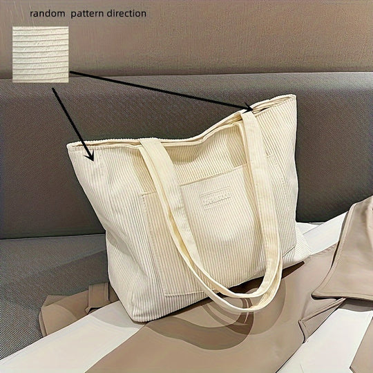 Elegante Damen Cordstoff Tasche | EB