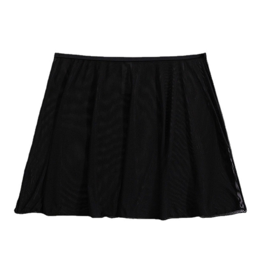 EB | Schwimmrock aus Mesh mit hoher Taille