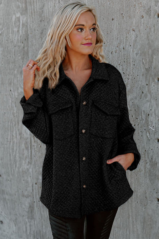 EB | Leichtgewicht Gesteppte Hemdjacke Polyester Komfort und Stil