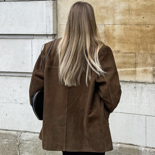 EB | Wildlederjacke mit Edler Optik