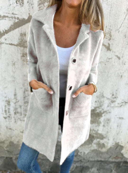 EB | Lange Jacke mit Knöpfen