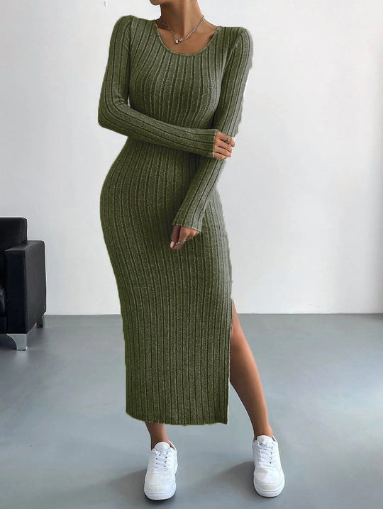 EB | Gestricktes Langes Kleid für Frauen