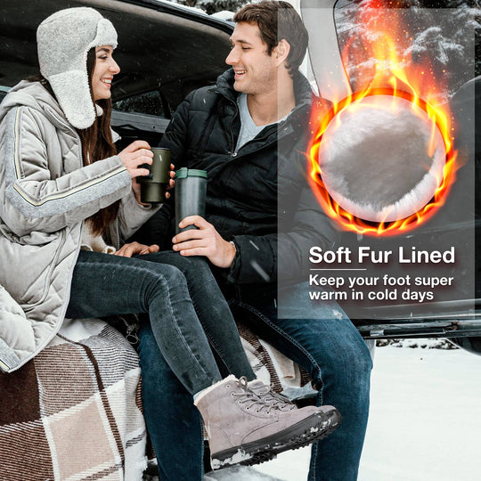 Stylische Schneestiefel mit Fellfutter EB EB