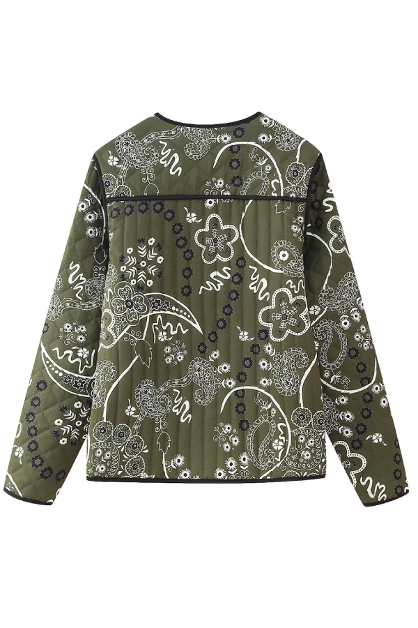 EB | Drucktaschen Lässige Rundhalsjacke