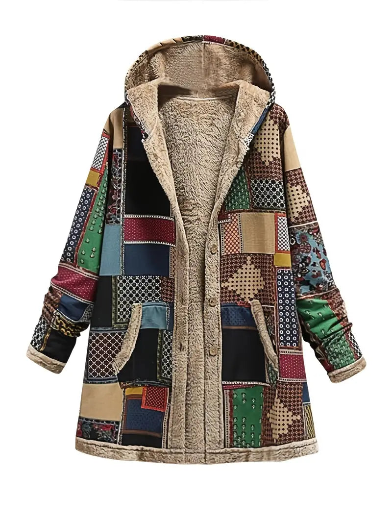 EB | Retro Patchwork Winterjacke