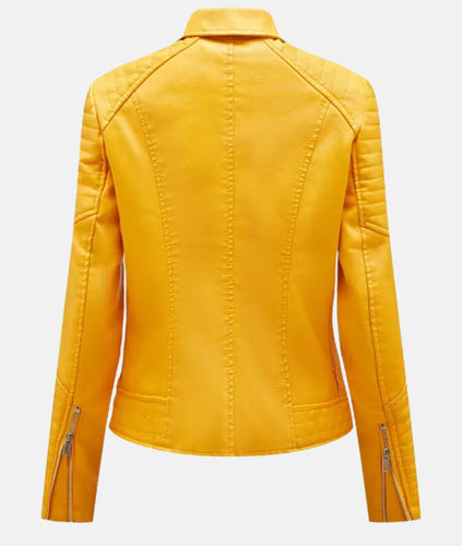 EB | Damen Bikerjacke aus Kunstleder