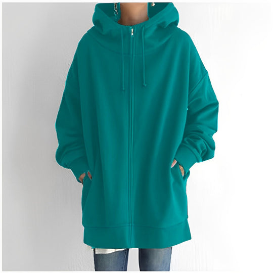 EB | Fleece-Hoodie mit Reißverschluss
